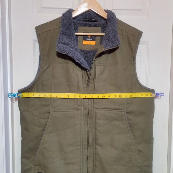 Men's Big and Tall Hawx Medium work vest Cotton shell and Polyester lining - Picture 14 of 14